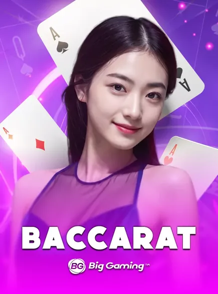 ภาพปกโต๊ะสด Baccarat ของ Big Gaming